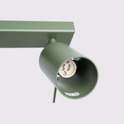 Lampada da soffitto RING 3L verde oliva