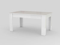 Tavolo da pranzo allungabile 90x160-210 design moderno grigio Jesi Bronx