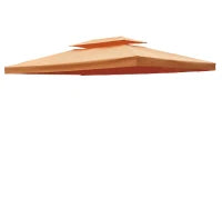 Tetto Sostitutivo per Gazebo 3x4m, Color Terra