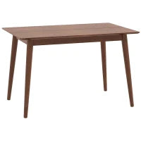Tavolo da pranzo ampio per 4-6 persone in legno, 120x75x76 cm, Marrone