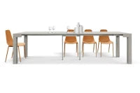 PAZZO DESIGN Tavolo Consolle allungabile, Olmo perla, Nobilitato,Made in Italy da 45 a 300 cm