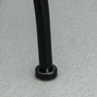 Tavolino da Giardino in Metallo con Piano d'Appoggio a Mosaico, Ф35.5x53.5cm