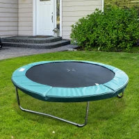 Homcom Copertura di protezione per trampolino elastico, Verde, Ø305cm