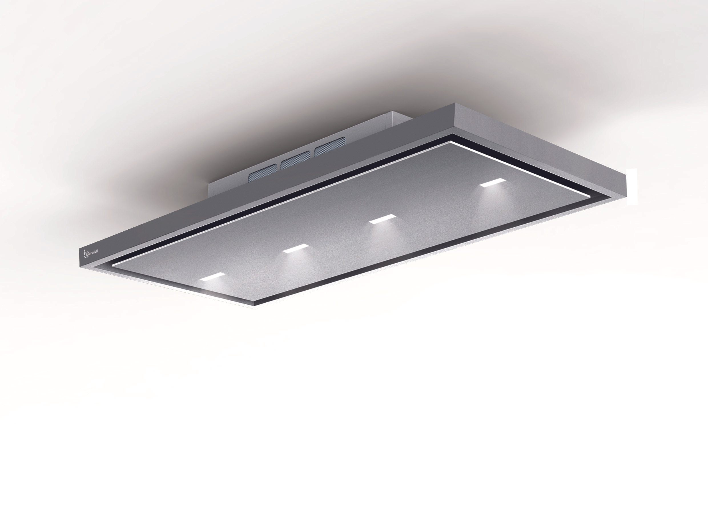 Cappa a soffitto GEA FREE cm 90X60 - Inox - 900 m3/h