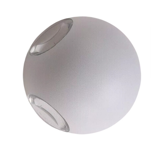 Luce da parete led rotonda optonica 4 fasci luminosi luce naturale 4w 4000k