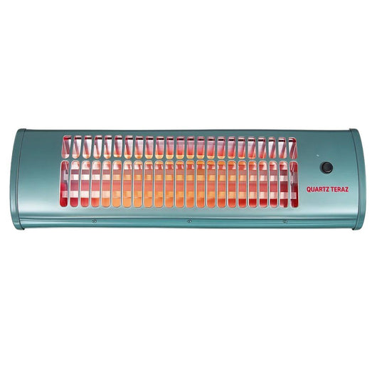 Zephir stufa al quarzo da parete 1200w ip24 colore grigio