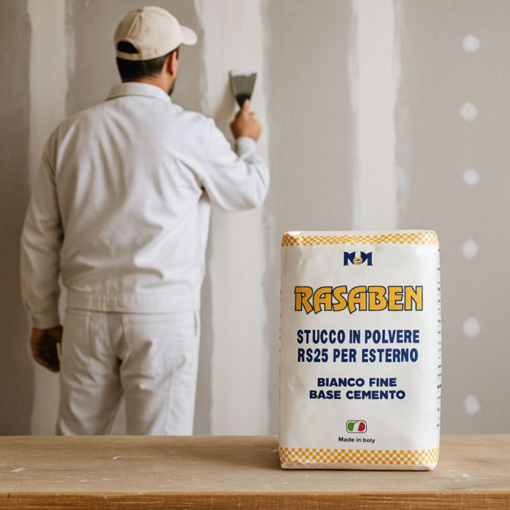 Durifiller stucco francese in polvere per esterni di alta qualità *** formato 5 kg, confezione 1