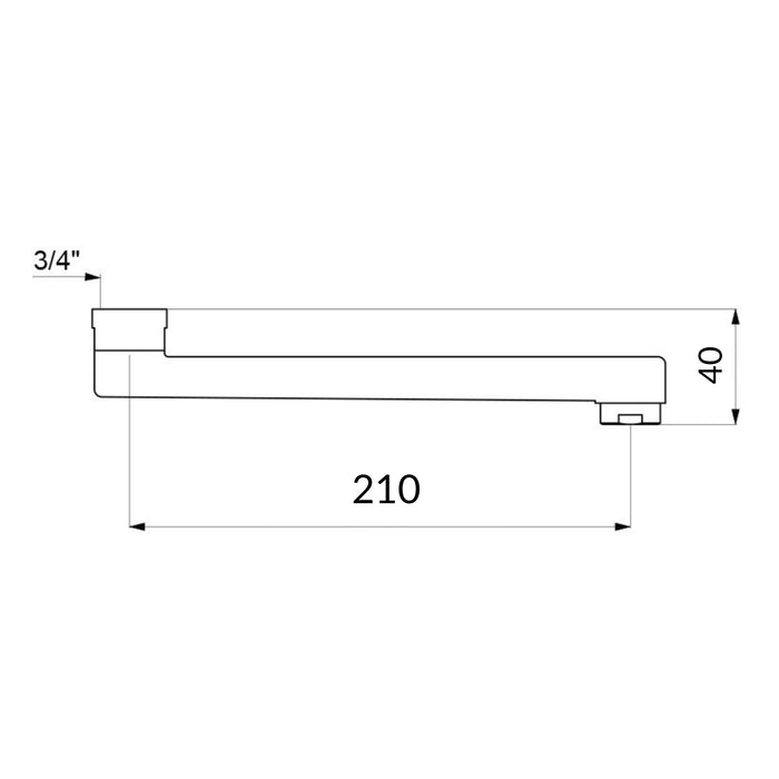 Miscelatore a muro in ottone lavello cucina con 2 canne erogazione orientabile
