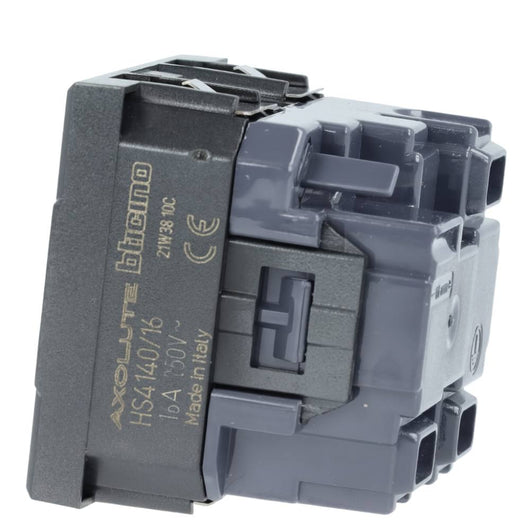 Bticino axolute hs4140/16 presa bipasso 2p+t 16a 250v antracite