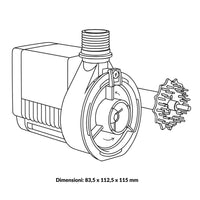 Sicce pompa per schiumatoio psk sdc 1200 litri ora con wi-fi app contrall