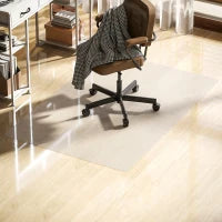 Tappetino Salvapavimento 100x150 cm in Plastica Trasparente per Sedia da Ufficio