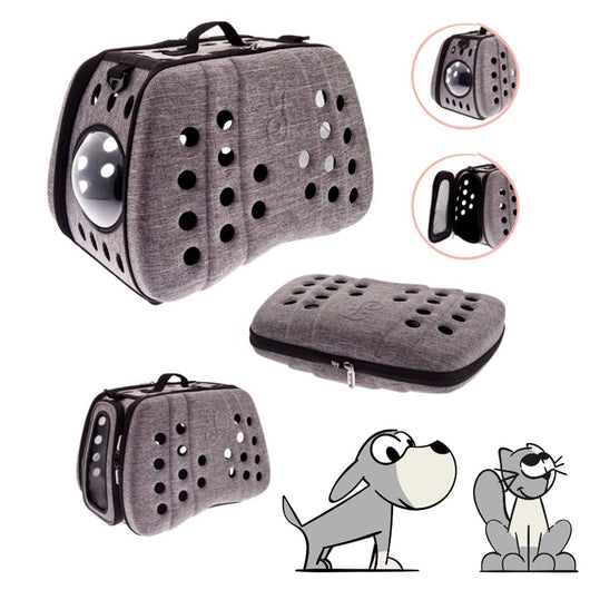 Fuss dog borsa per cani & gatti supreme eva grigia max 10 kg