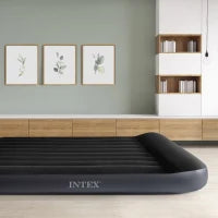 Intex 64142 -  Materasso Gonfiabile Piazza e Mezza Dura-Beam Pillow Rest Classic, 137x191x25 cm
