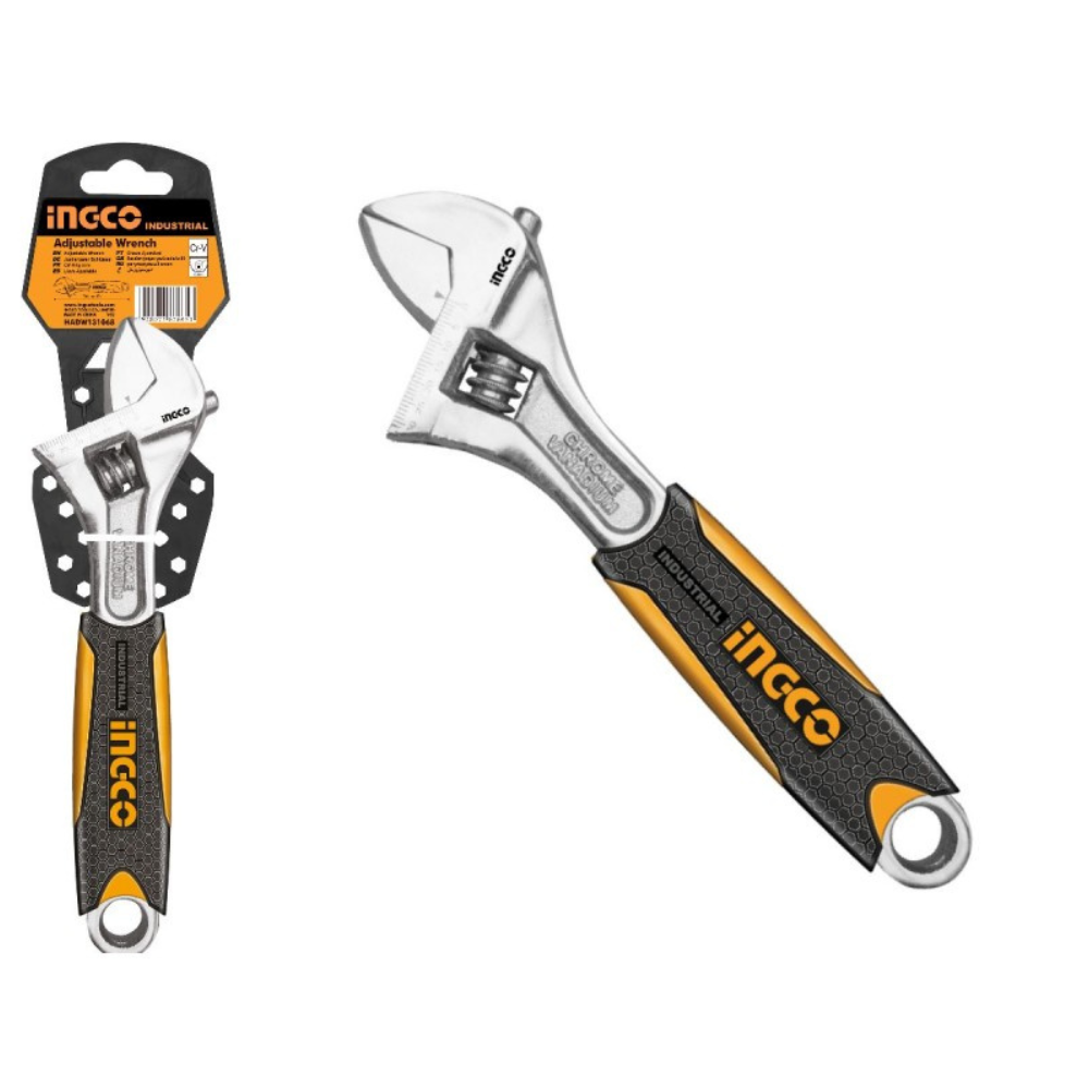 Chiave a rullino regolabile appendibile impugnatura morbida idraulica meccanica *** lunghezza 200 mm, confezione 1