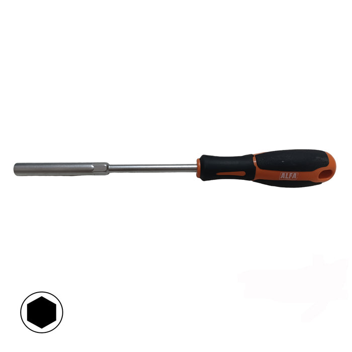 CACCIAVITE CHIAVE A BUSSOLA ESAGONALE FORO PROFONDO Ø13mm ART.595 ALFA