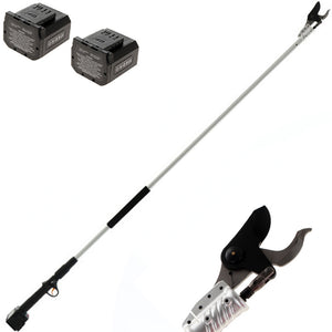 FORBICE ELETTRONICA CORDLESS DA POTATURA ASTA 2m +2BATTERIE 21.6V- 4.0Ah VOLPI