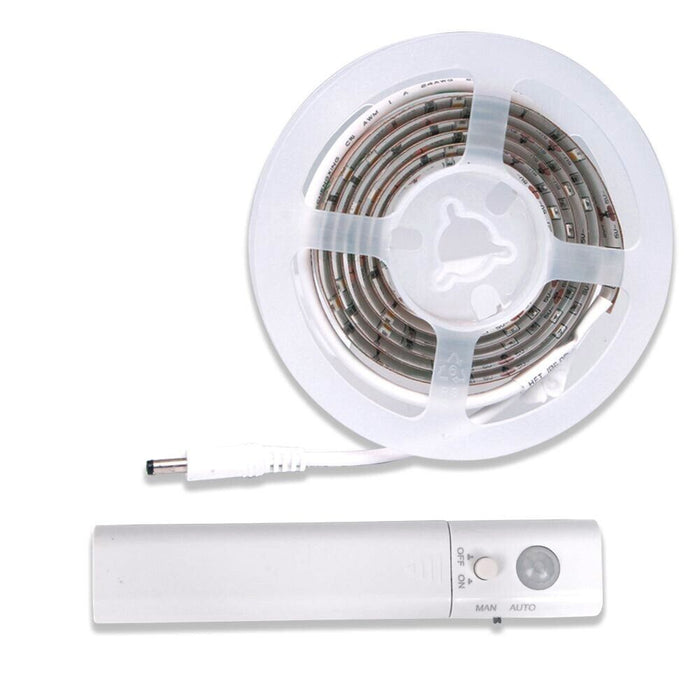 1 MT STRISCIA LED CON SENSORE DI MOVIMENTO LUCE BIANCA 6000K ARMADI LETTO