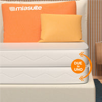 Materasso pieghevole 130x190, per Divano Letto Click Clack - con taglio centrale, versatile e compatto, Ortopedico.