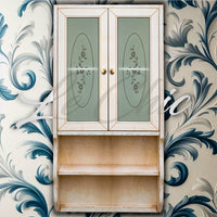 Pensile colore avorio decapè a doppia anta bagno multiuso