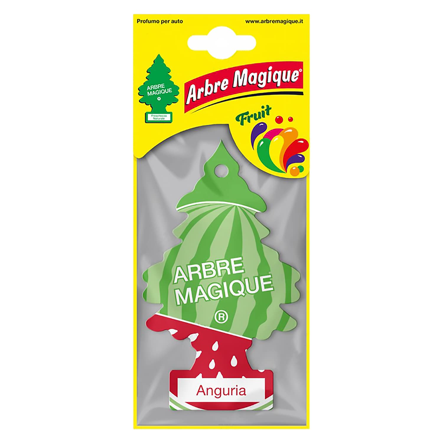 Profumatore Auto, Profumazione Intensa e Strutturata, Durata fino a 7 Settimane, Made in Italy, Arbre Magique