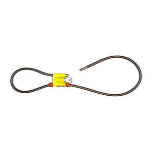 Bullock Dual Cavo Antifurto per Veicoli a Due Ruote, Chiusura Regolabile, Doppio Blocco, Adatto a Moto, Scooter e Bici