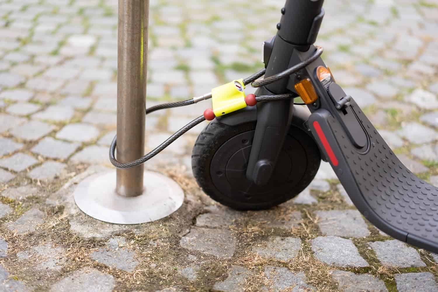 Bullock Dual Cavo Antifurto per Veicoli a Due Ruote, Chiusura Regolabile, Doppio Blocco, Adatto a Moto, Scooter e Bici