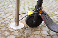 Bullock Dual Cavo Antifurto per Veicoli a Due Ruote, Chiusura Regolabile, Doppio Blocco, Adatto a Moto, Scooter e Bici