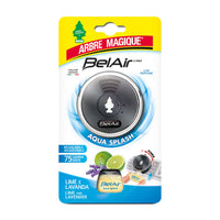 Belair Giugiaro Easy, Deodorante Auto, Emanatore Liquido, Lunga Durata, Made in Italy, Aqua Splash, Arbre Magique