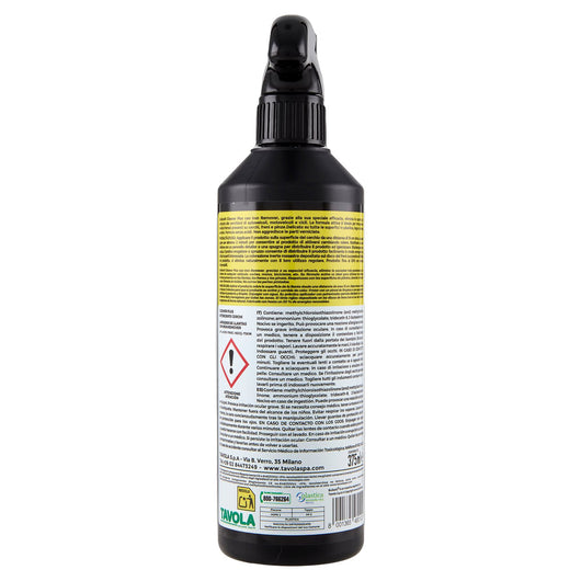 Bullock Car Care Cleaner Plus con Iron Remover, Superpulitore Cerchi contro Residui Ferrosi e Oleosi, Formula Senza Acidi, 375ml