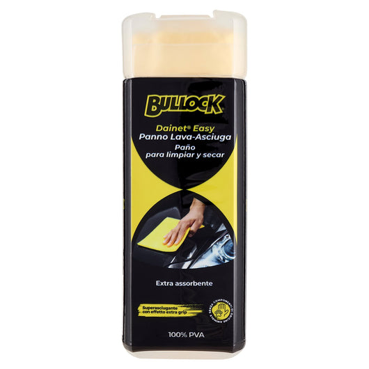 Bullock Car Care Dainet Easy Panno 100% PVA, Extra Assorbente con Effetto Grip, Per Lavaggio e Asciugatura Auto e Moto, 31x42cm