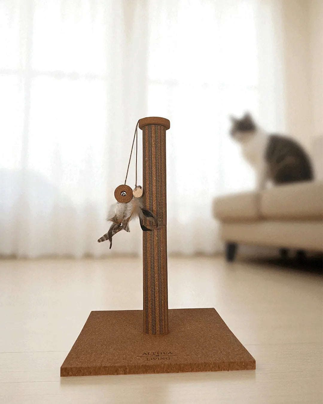 Graffiatoio in sughero Brisa