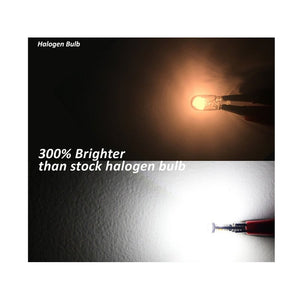 10x Lampade LED T10 W5W Canbus 12V Bianco 6000K con Leva Smontaggio Antigraffio