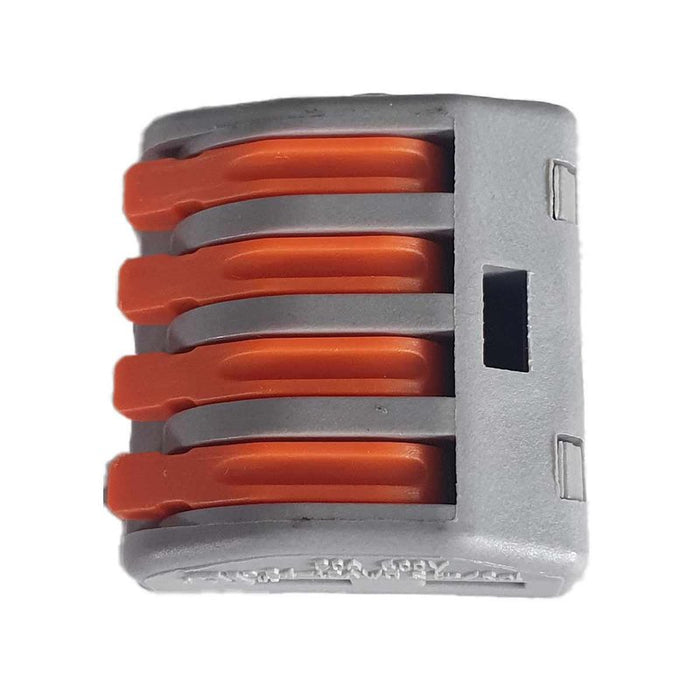 10 Morsetti a Molla 4P Connettori Terminali Riutilizzabili Per Cavi Elettrici