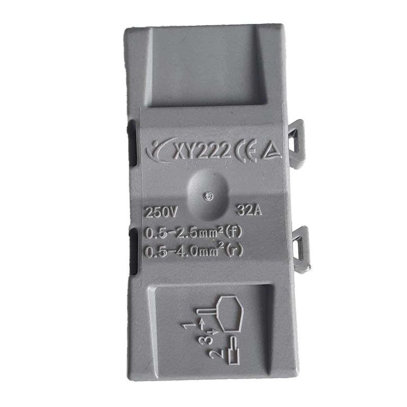 10 Morsetti Elettrici Rapidi 3P con Leva Connettori Compatti per Fili Elettrici