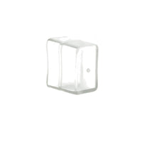 10 PZ Gommini PVC Morbida 15X9 mm per Chiusure Striscia Bobina Led Impermeabile