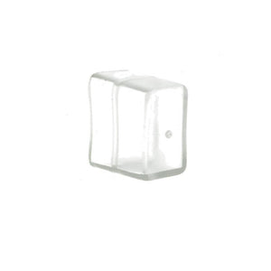 10 PZ Gommini PVC Morbida 15X9 mm per Chiusure Striscia Bobina Led Impermeabile