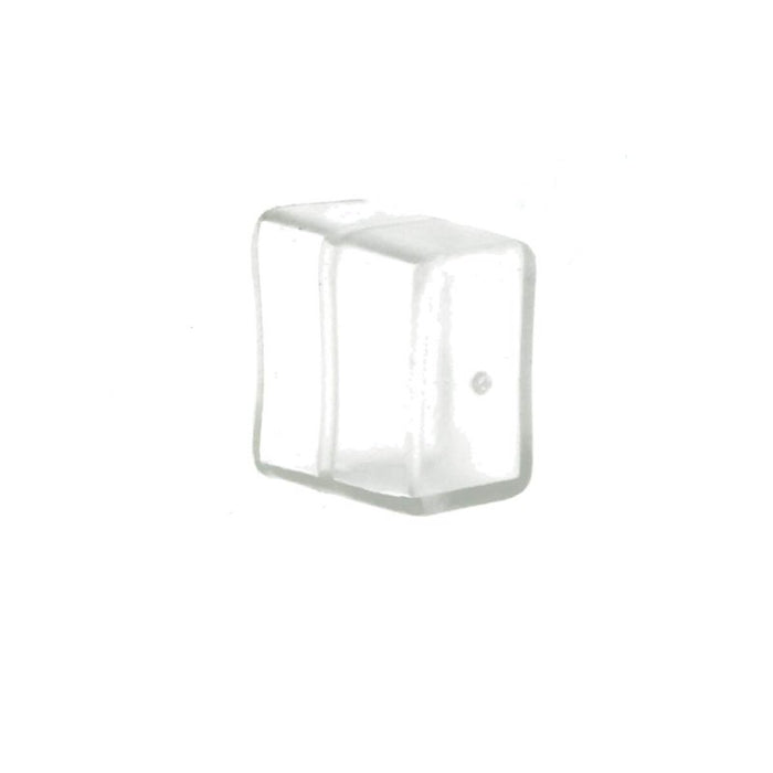 10 PZ Gommini PVC Morbida 15X9 mm per Chiusure Striscia Bobina Led Impermeabile