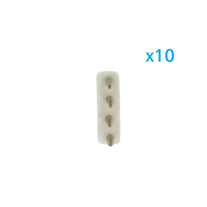 x10 Spine 4 Pin RGB 13 5mm per Bobine LED 220V Collegamento con Alimentatore