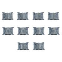 10 Pezzi Connettore Trasparente Invisibile 10mm RGB 4 PIN per Unire 2 Strisce LED