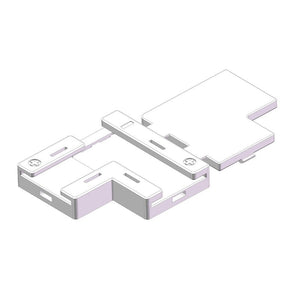 10 Pezzi Connettore Rapido L per Striscia LED 10mm con Coperchio Curva No Saldatura