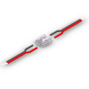 10 Pezzi Connettore Veloce 8mm Mono Colore Fast Connect 4 In 1 per Unire Strip LED