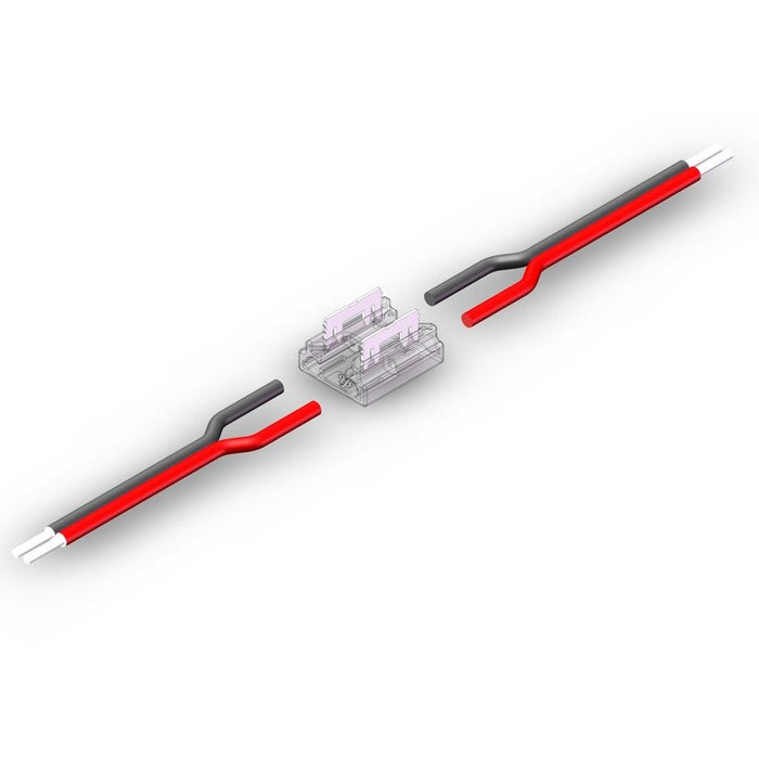 10 Pezzi Connettore Veloce 8mm Mono Colore Fast Connect 4 In 1 per Unire Strip LED