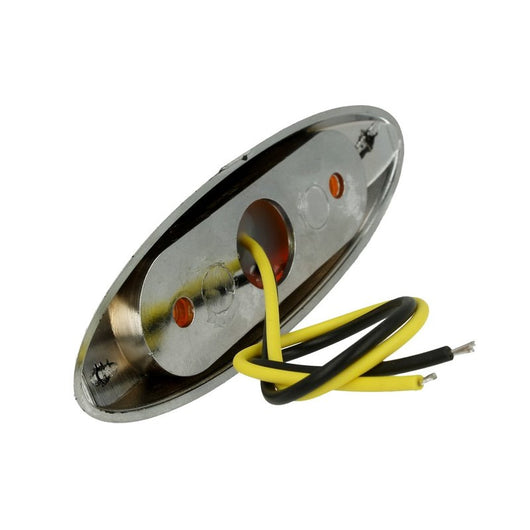 10 Pezzi Fanali Laterali LED 12V 24V Arancione per Luci Cortesia Camper Barca