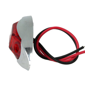 10 Pezzi Fanali Laterali LED 12V 24V Rosso Luce Ingombro Cortesia Targa Camper Barca