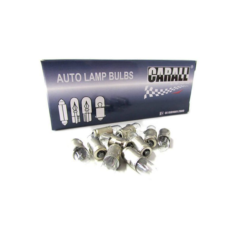 10x Lampade Alogene Mignon J T2W BA7S 12V 2W Cruscotto Strumentazione Auto