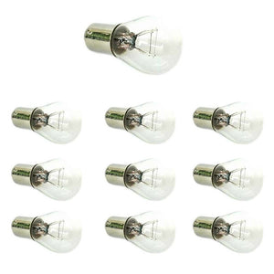 10x Lampade Alogene S25 P21/5W 24V BAY15D Doppio Filamento Stop Posizione Camion