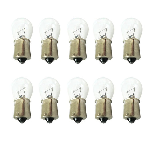 10x Lampade Alogene S25 P21W 12V BA15S Singolo Filamento Stop Frecce Auto
