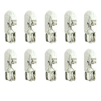 10 Lampade Alogene T10 W5W 12V 5W Tutto Vetro W2,1x9,5d per Auto Interni Targa
