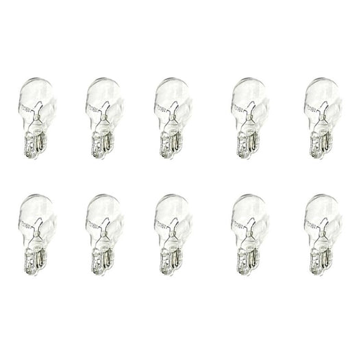 10x Lampade Alogene T15 W16W 12V 16W Wedge Tutto Vetro Retromarcia Posizione
