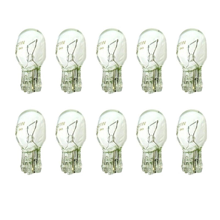 10 Lampade Alogene T20 W21W 12V 21W per Posizione Freno Frecce Auto